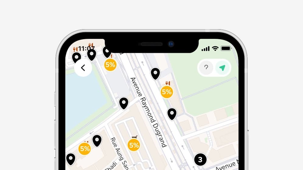 App screen map